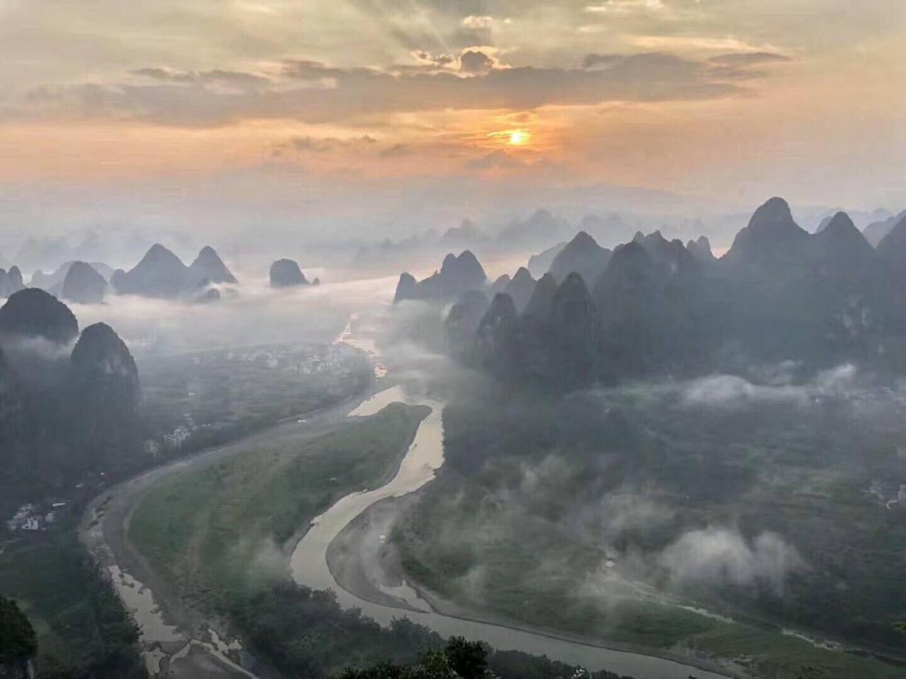 Nirvana Organic Farm Inn Yangshuo Buitenkant foto