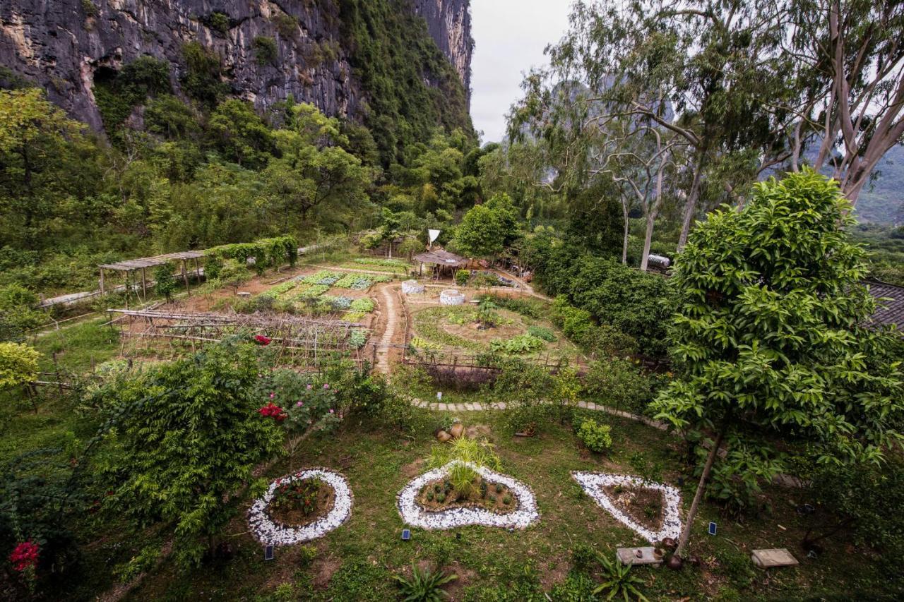 Nirvana Organic Farm Inn Yangshuo Buitenkant foto